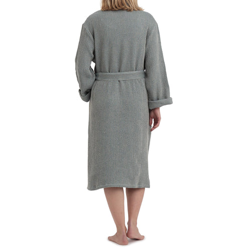 Kotra Bathrobe [Grey green/Natural]