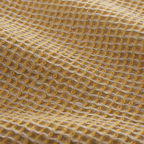 Kotra Towel Collection bright mustard & natural, 50% linen & 50% cotton | Find the perfect linen towels