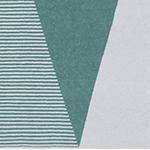Lalin beach towel in aqua & white, 100% cotton |Find the perfect beach towels