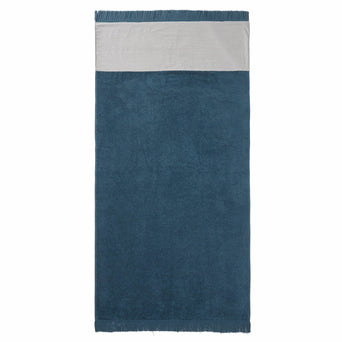 Luni beach towel, teal, 100% cotton