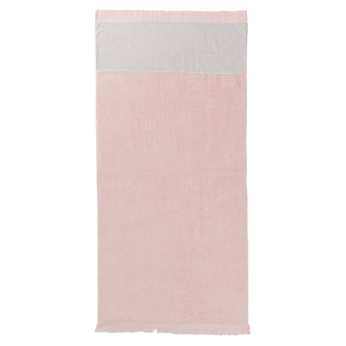 Luni beach towel, light pink, 100% cotton
