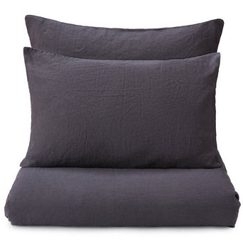 Mafalda Bed Linen dark grey, 100% linen