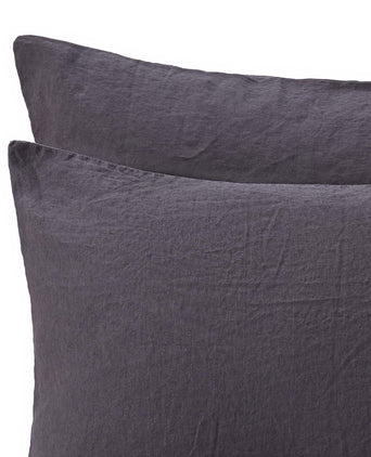Mafalda Bed Linen dark grey, 100% linen