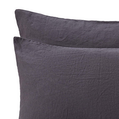 Mafalda Bed Linen dark grey, 100% linen