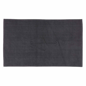 Merouco Bath Mat charcoal, 100% organic cotton