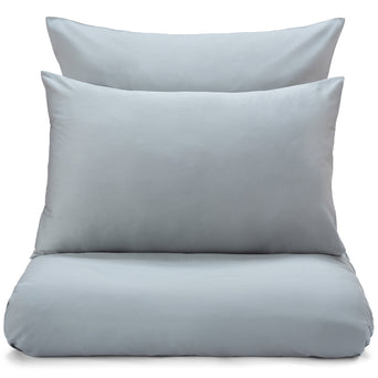 Millau Pillowcase light green grey, 100% combed and mercerized cotton