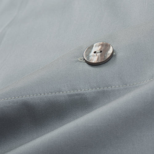 Millau Pillowcase light green grey, 100% combed and mercerized cotton | URBANARA sateen bedding