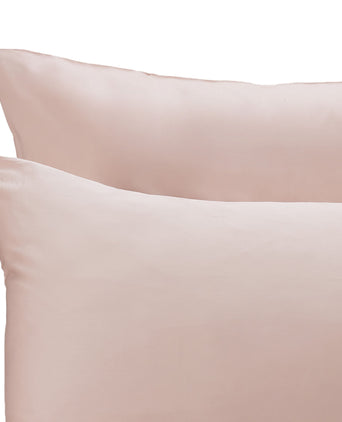 Millau Pillowcase powder pink, 100% combed and mercerized cotton