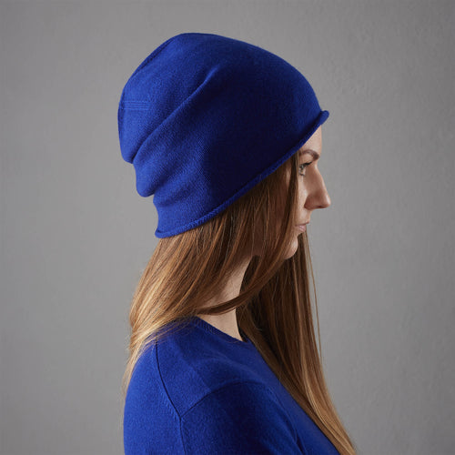 Nora Cashmere Hat in royal blue | Home & Living inspiration | URBANARA