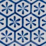 Onuma plate, white & dark blue, 100% ceramic |High quality homewares