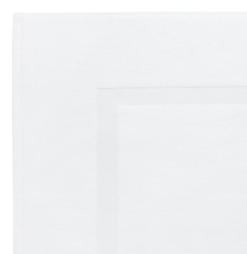 Penela Bath Mat white, 100% egyptian cotton | URBANARA bath mats
