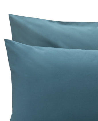 Perpignan Percale Bed Linen teal, 100% combed cotton