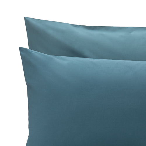 Perpignan Percale Bed Linen in teal | Home & Living inspiration | URBANARA