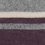 Salakas blanket in dark blue & aubergine & natural, 100% new wool |Find the perfect wool blankets