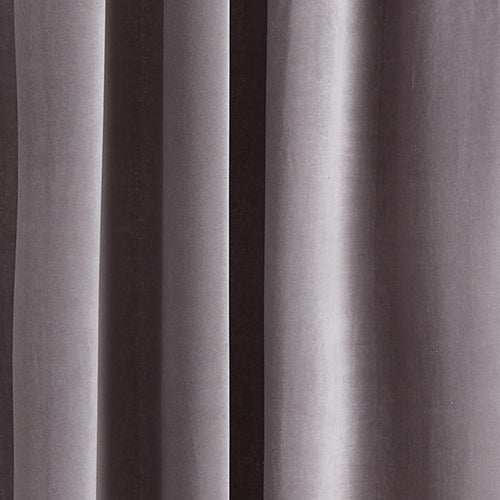 Samana Velvet Curtain grey, 100% cotton | High quality homewares