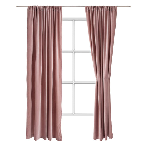 Samana Velvet Curtain blush pink, 100% cotton