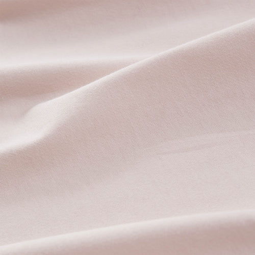 Samares pillowcase, powder pink, 100% cotton | URBANARA jersey bedding