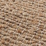 Sanchi Pouffe natural, 90% jute & 10% cotton | Find the perfect stools & poufs