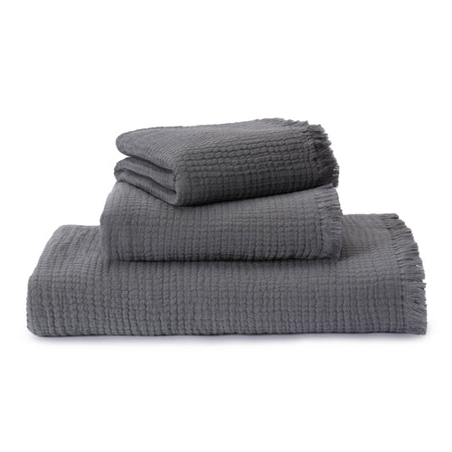 Seia Cotton Towel [Charcoal]