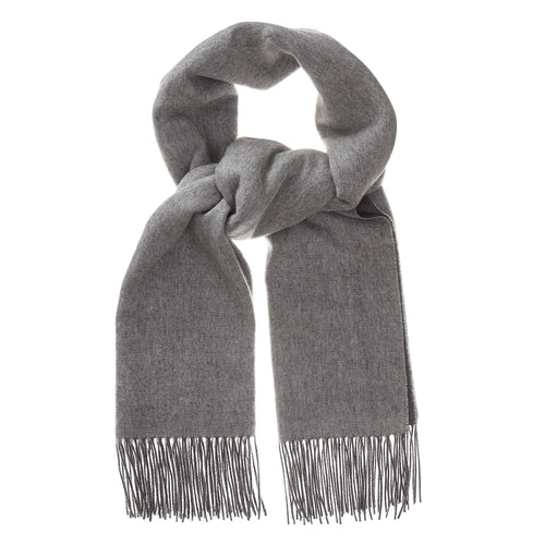 Sontra scarf, charcoal melange & light grey melange, 10% cashmere wool & 90% wool