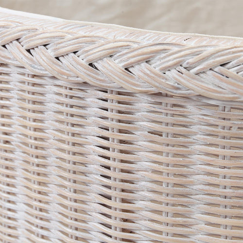 Java laundry basket in chalk white, 100% rattan |Find the perfect laundry baskets