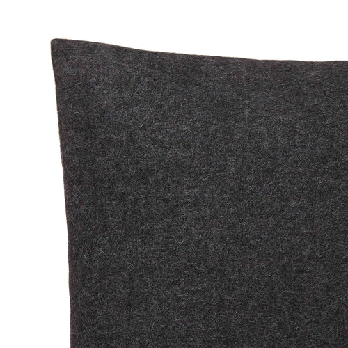 Arica cushion cover, charcoal melange, 100% baby alpaca wool | URBANARA cushion covers