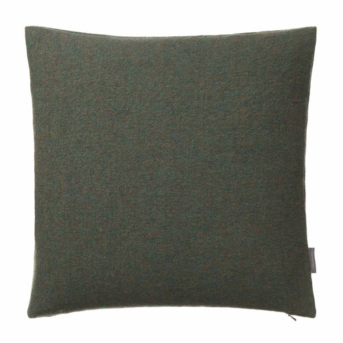 Arica cushion cover, moss green melange, 100% baby alpaca wool