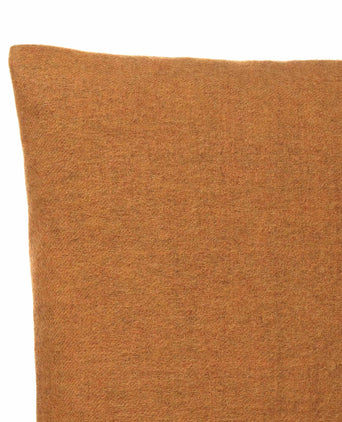 Arica cushion cover, mustard, 100% baby alpaca wool