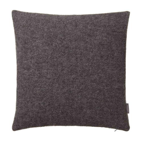 Miramar cushion cover, charcoal, 100% lambswool