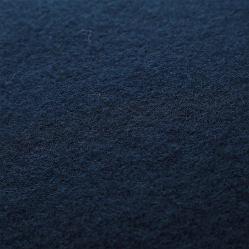 Miramar Cushion dark blue, 100% lambswool | URBANARA cushion covers