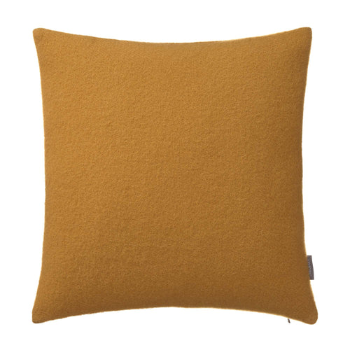 Miramar cushion cover, mustard, 100% lambswool