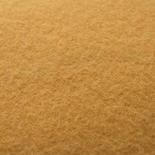 Miramar cushion cover, mustard, 100% lambswool |High quality homewares