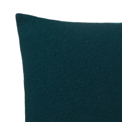 Miramar cushion cover, forest green, 100% lambswool | URBANARA cushion covers