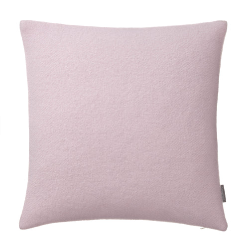 Miramar cushion cover, powder pink, 100% lambswool