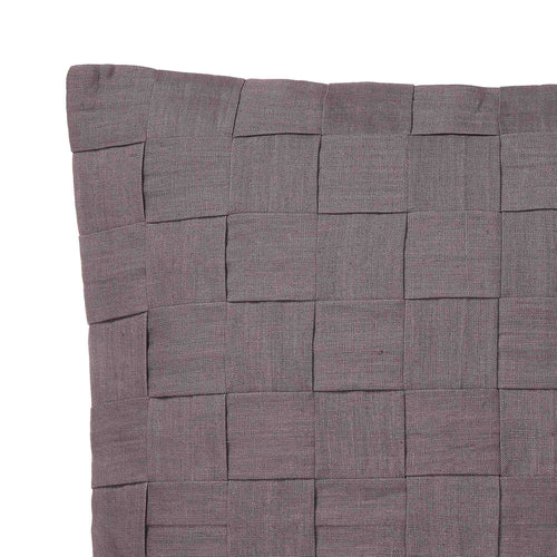 Akole Cushion dark grey, 100% linen | High quality homewares