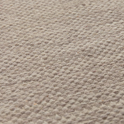 Akora rug, sandstone melange, 100% cotton | URBANARA cotton rugs