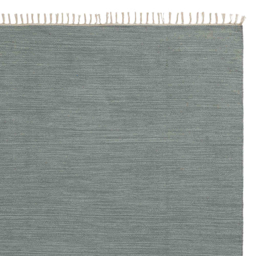 Akora rug, green grey melange, 100% cotton