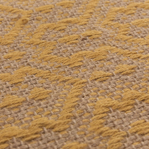 Alampar Rug natural & mustard, 100% jute | URBANARA jute rugs