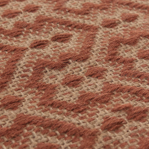 Alampar Rug natural & terracotta, 100% jute | High quality homewares