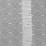 Alcoa cushion cover in black & natural white, 100% cotton |Find the perfect cushion covers