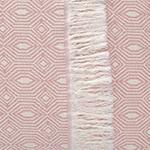 Alcoa cushion cover, coral & natural white, 100% cotton |High quality homewares