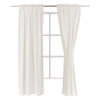 Alegre Curtain Set [Natural white]