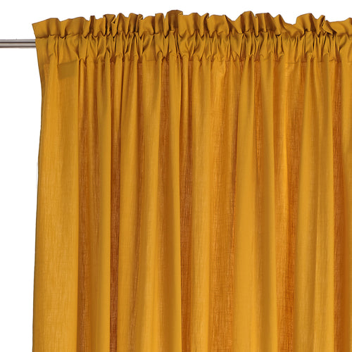 Alegre Curtain Set in mustard | Home & Living inspiration | URBANARA