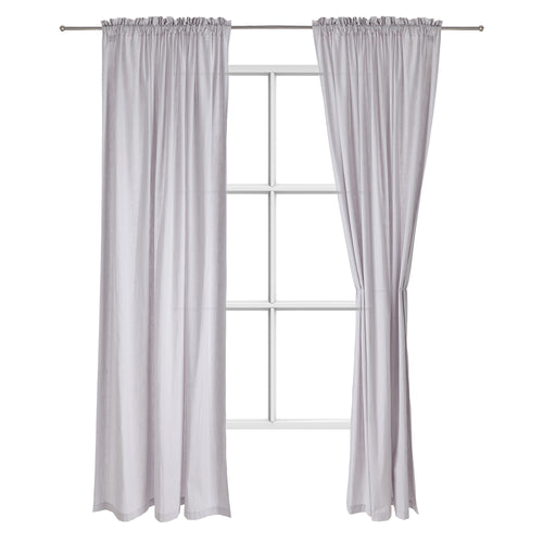 Alegre curtain silver grey, 100% cotton