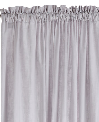 Alegre Curtain Set silver grey, 100% cotton | High quality homewares