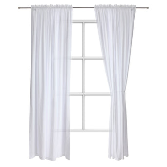 Alegre curtain, white, 100% cotton