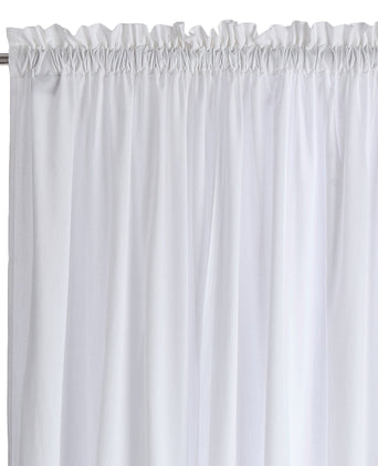 Alegre curtain, white, 100% cotton