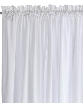 Alegre curtain white, 100% cotton