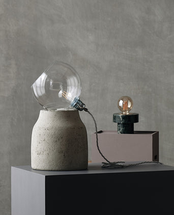 Ribe pendant lamp, transparent & silver, 100% glass & 100% metal