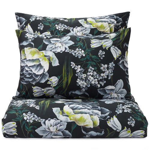 Almadena duvet cover, forest green & multicolour, 100% cotton